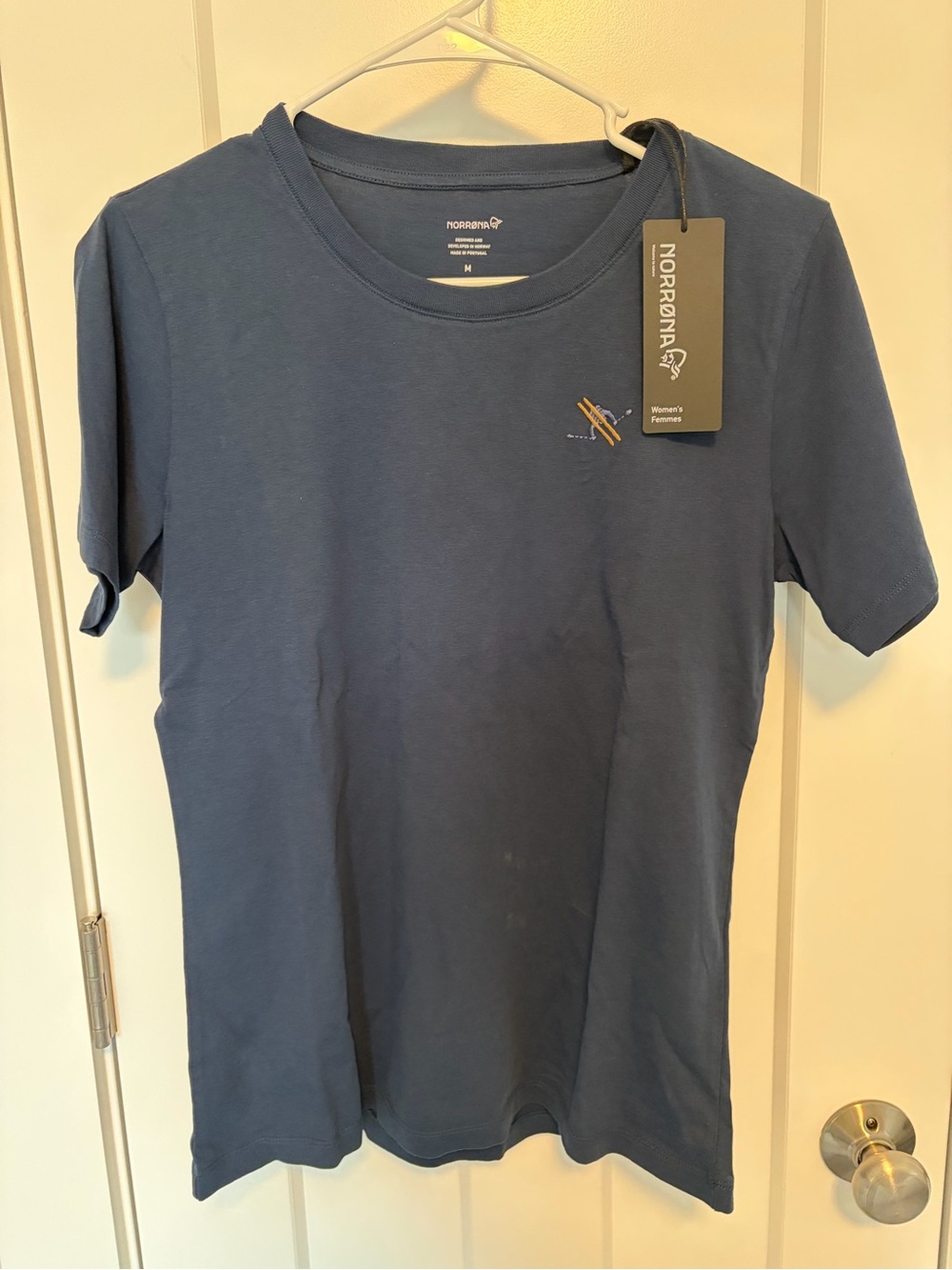 Norrøna Women's Cotton Activity T-shirt — Blue